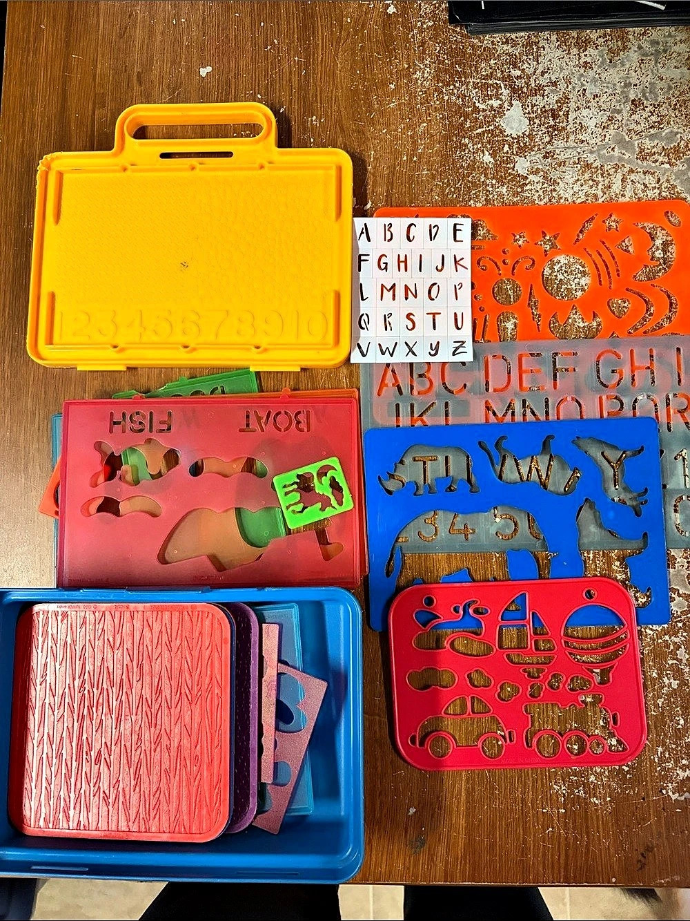 Educational Stencil Set with Case
